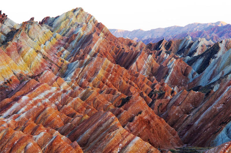 Le relief danxia (photo fournie par Bai Yy)