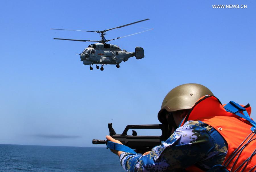 Exercices anti-pirates conjoints des forces navales chinoises et russes