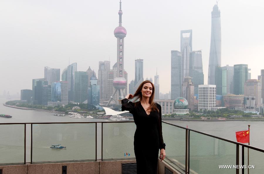 Angelina Jolie à Shanghai