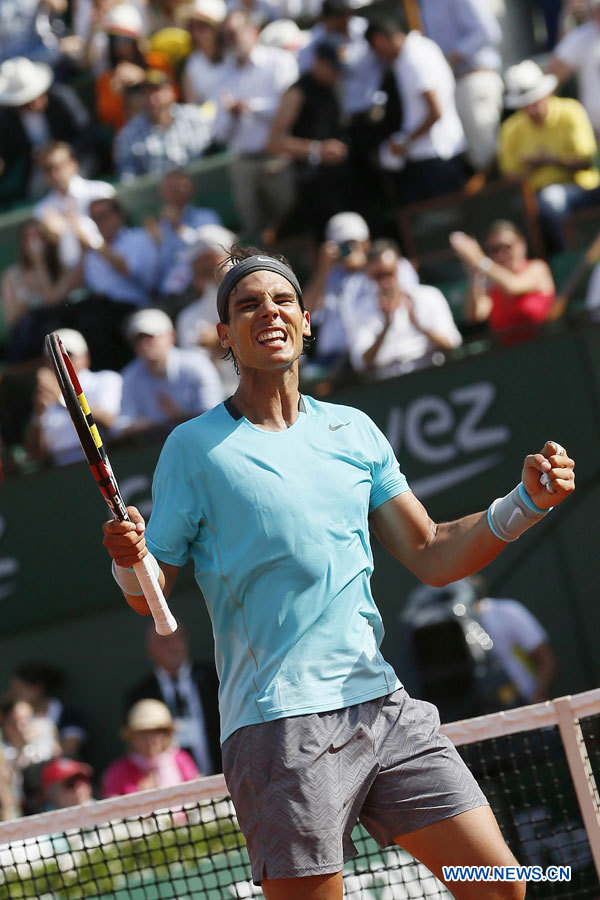 Tennis/Roland-Garros : Rafael Nadal qualifié pour la finale