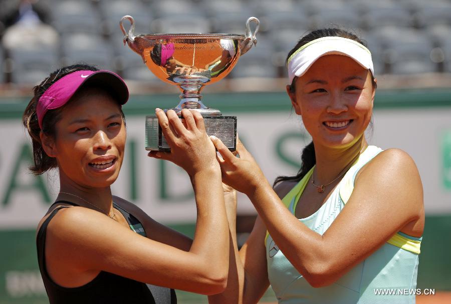 Roland-Garros : Peng Shuai et Su-Wei Hsieh remportent le double dames