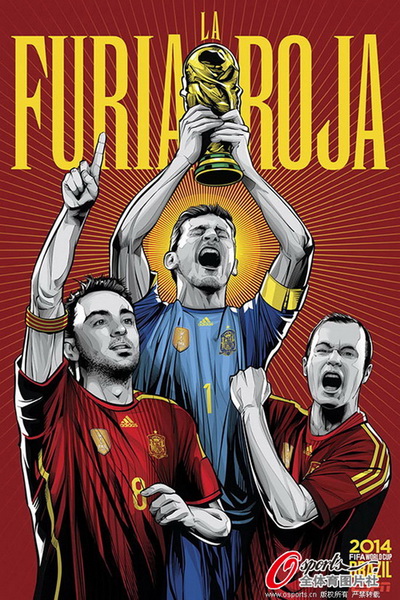 Espagne : Xavi, Casillas, Iniesta