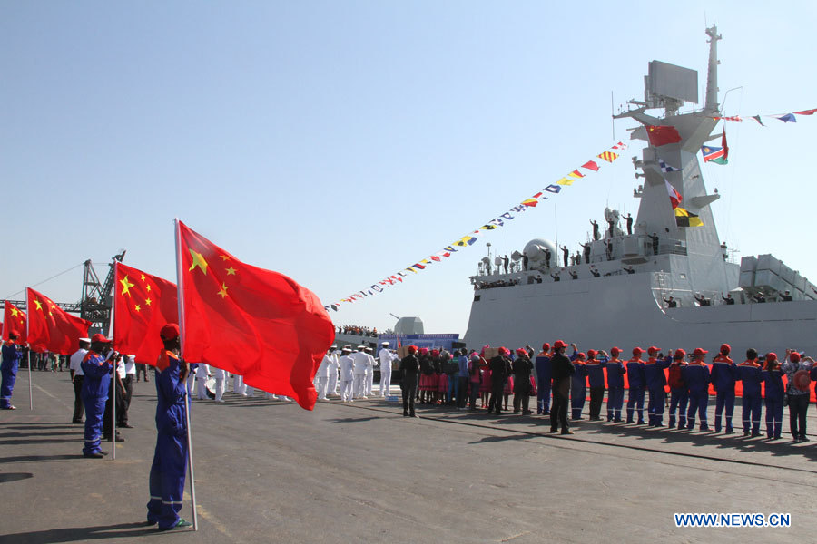 Une flotte de la marine chinoise visite la Namibie