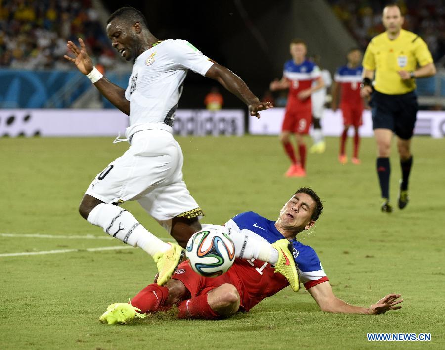 Mondial-2014/Groupe G: Les Etats-Unis battent le Ghana 2 à 1