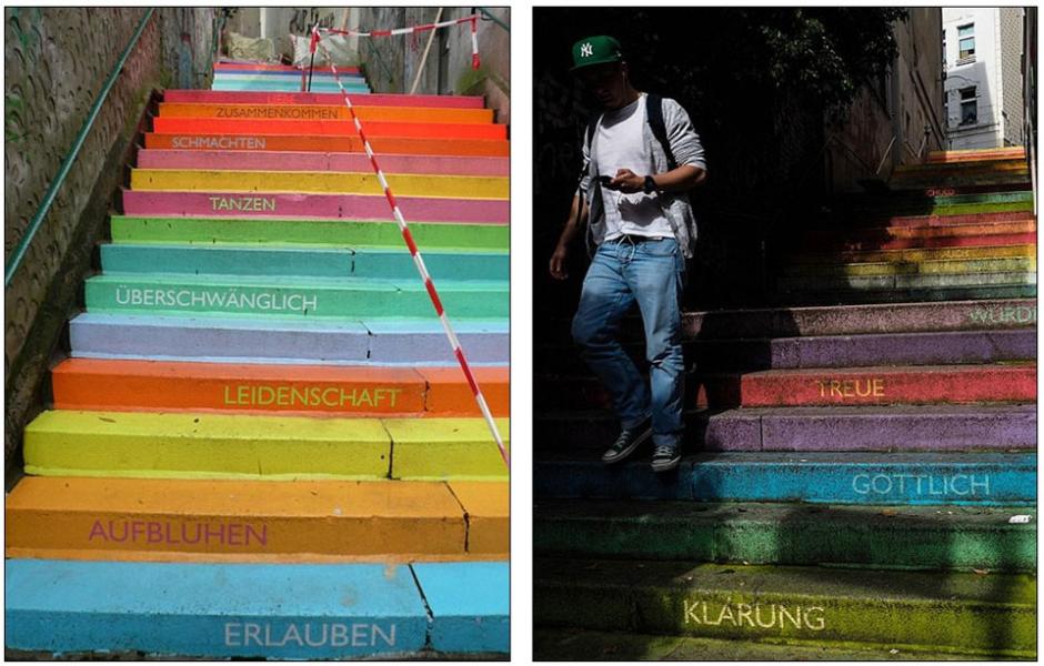 Escalier Holsteiner en Allemagne (Source de photo : CRI online)