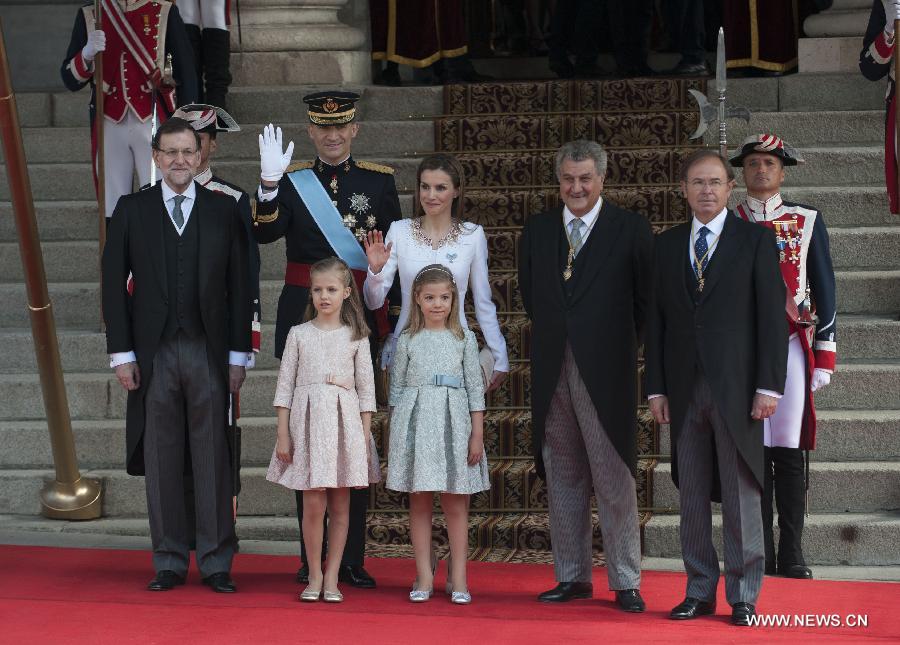 Felipe VI proclamé roi d'Espagne