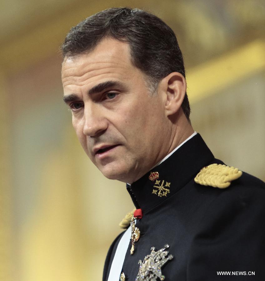 Felipe VI proclamé roi d'Espagne