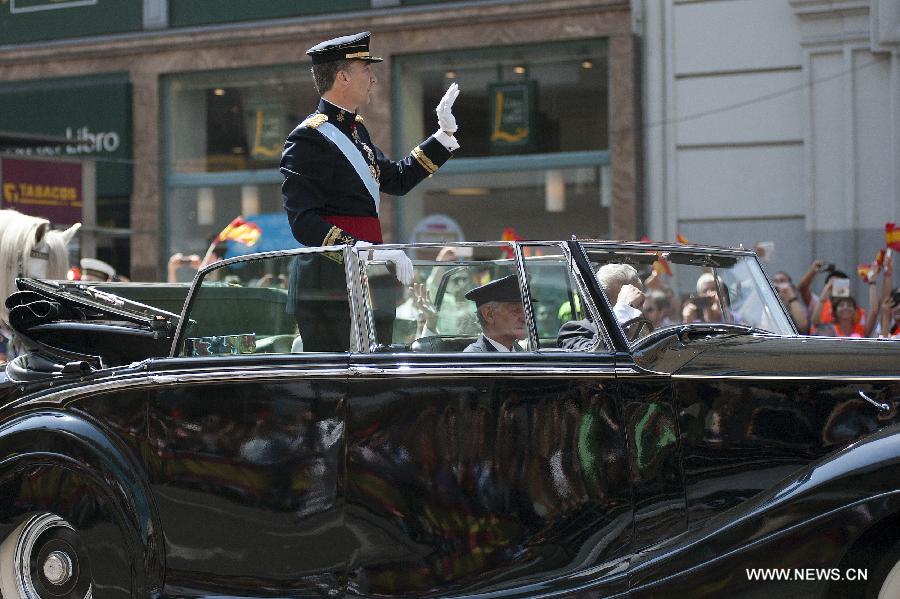 Felipe VI proclamé roi d'Espagne