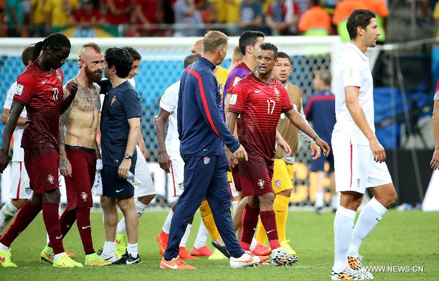 Mondial 2014/Groupe G: un match nul entre le Portugal et les états-Unis