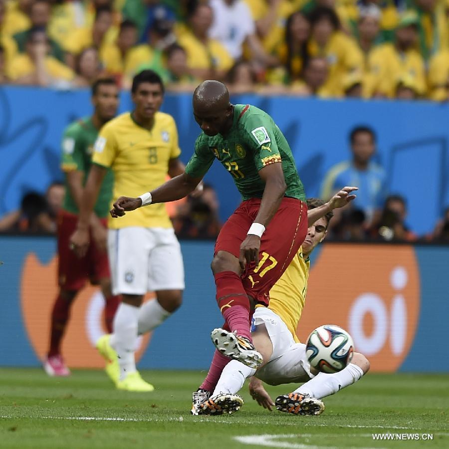 Coupe du monde 2014: le Brésil en tête du groupe A