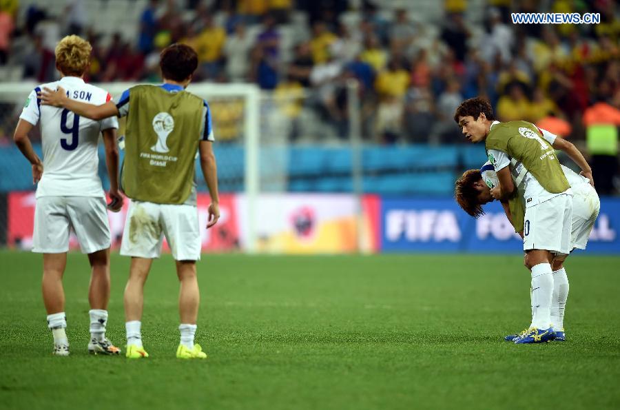 Mondial 2014/Groupe H: la République de Corée battue par la Belgique