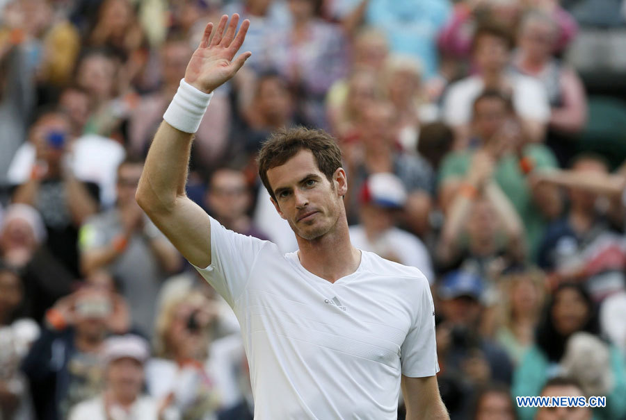 Tennis/Wimbledon: Andy Murray qualifié pour les huitièmes de finale