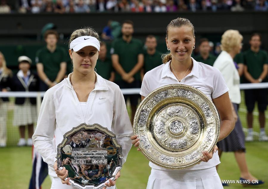 Tennis: La Tchèque Petra Kvitova remporte Wimbledon