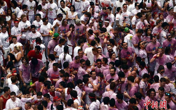 Ouverture du festival de San Firmin en Espagne