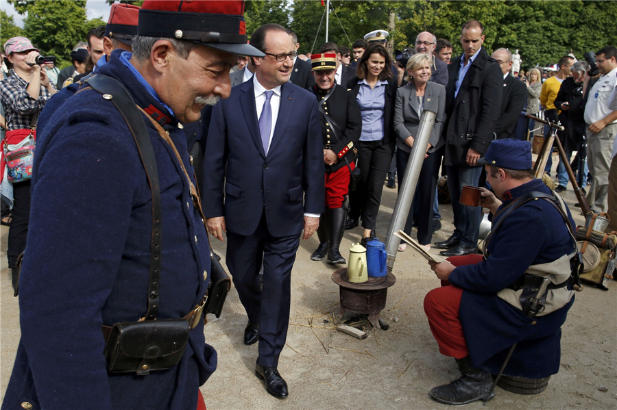 France : défilé militaire pour célébrer la fête nationale du 14 juillet