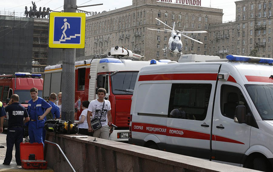 Moscou : 16 morts dans le déraillement d'une rame de métro