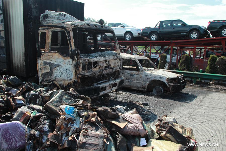 Chine : au moins 38 morts et 5 blessés dans une collision sur une autoroute