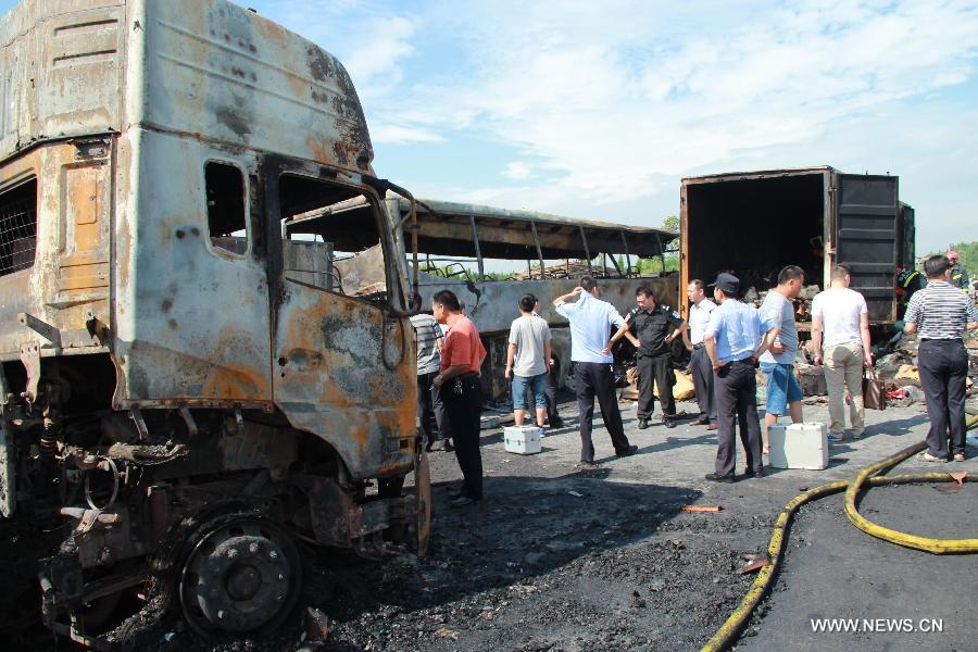 Chine : au moins 38 morts et 5 blessés dans une collision sur une autoroute