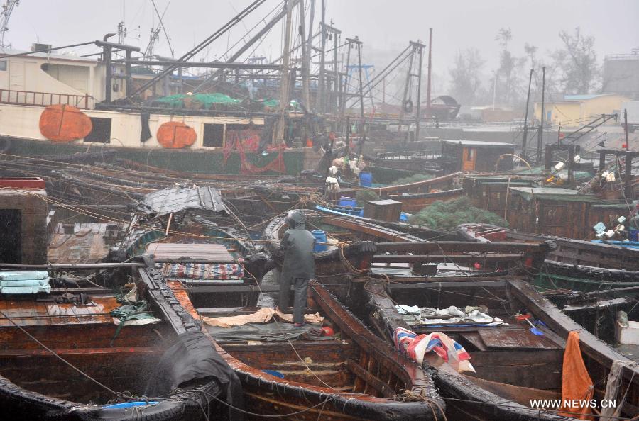 Le typhon Rammasun fait des ravages dans le sud de la Chine