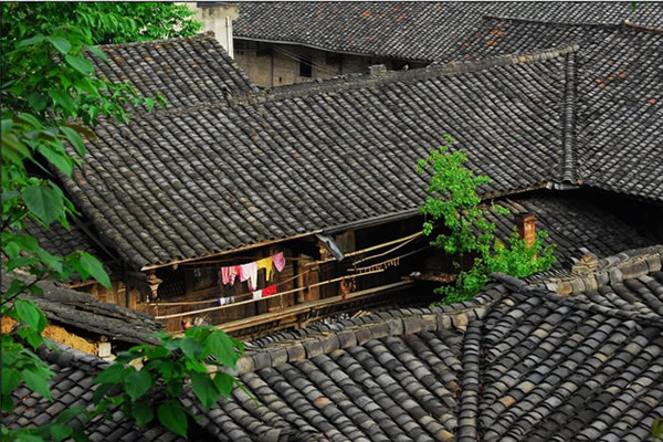 La ville de Qingmuchuan, dans le Comté de Ningqiang