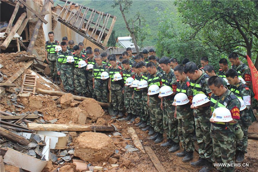 Chine : le Yunnan rend hommage aux victimes du séisme de Ludian