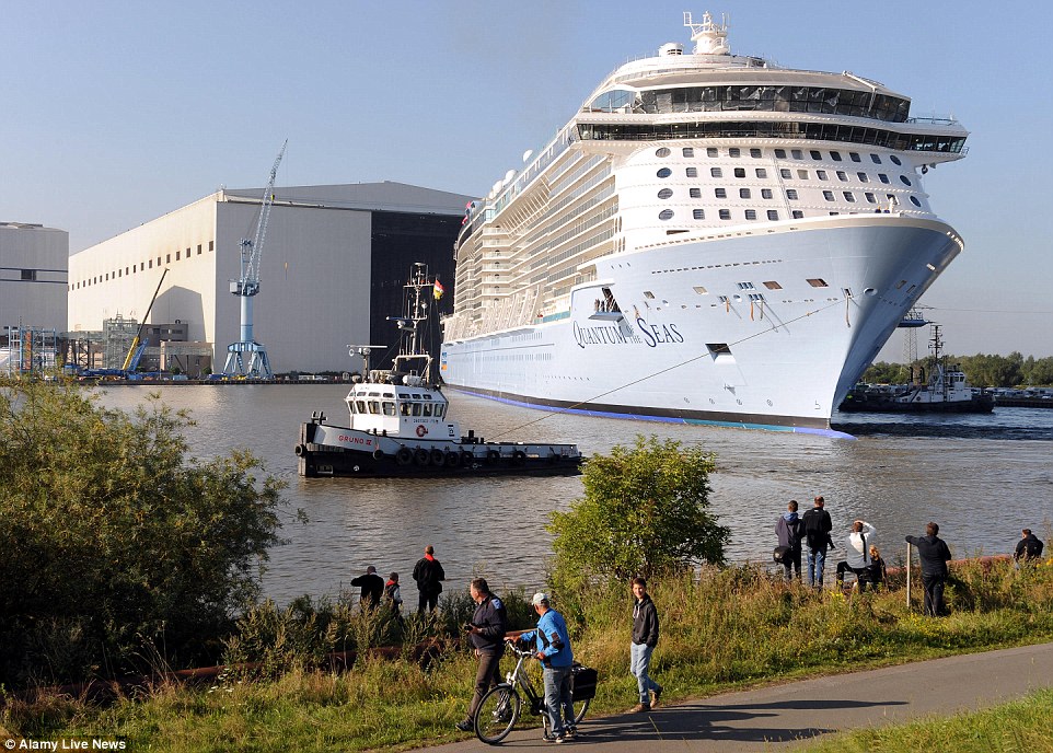 Le troisième plus gros navire de croisière du monde lève l’ancre