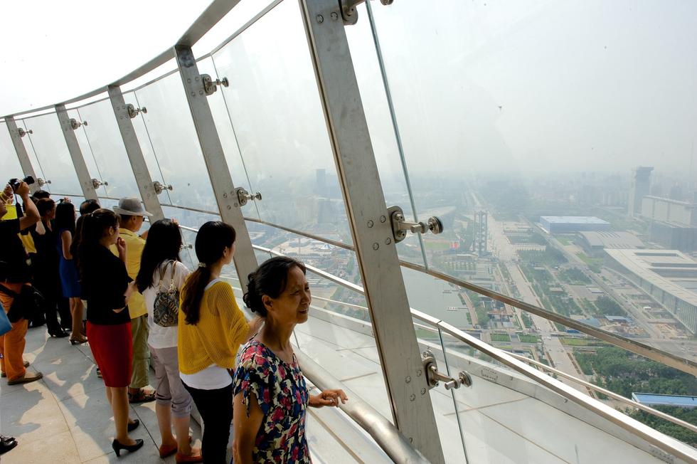 La tour ? Grand clou ? dévoilée à Beijing