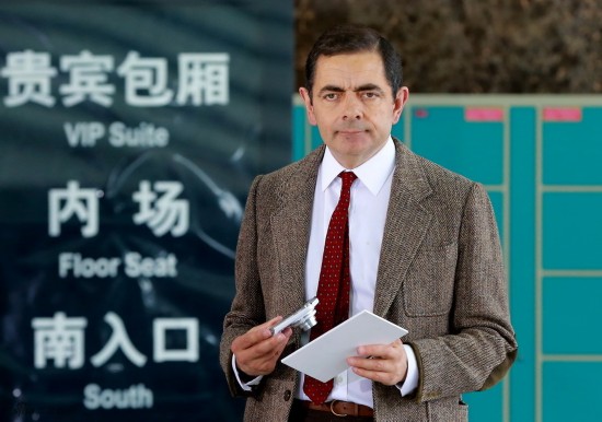 Rowan Atkinson, ?Mr. Bean? fait le show à Shanghai