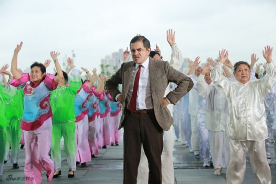 Rowan Atkinson, ?Mr. Bean? fait le show à Shanghai