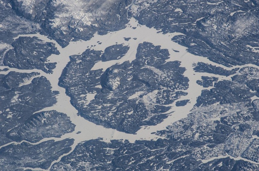 La rivière Manicouagan, Canada