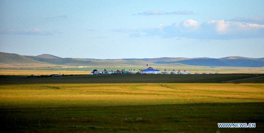 Chine: beaux paysages de la prairie de Hulunbuir