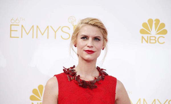 Claire Danes, actrice de la série "Homeland"