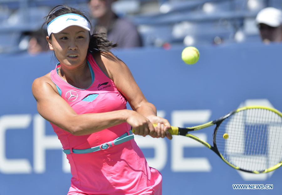 Tennis/US Open: La Chinoise Peng Shuai qualifiée pour les 8e de finale