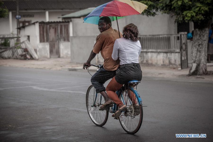 Photos: les vélos-taxis au Mozambique