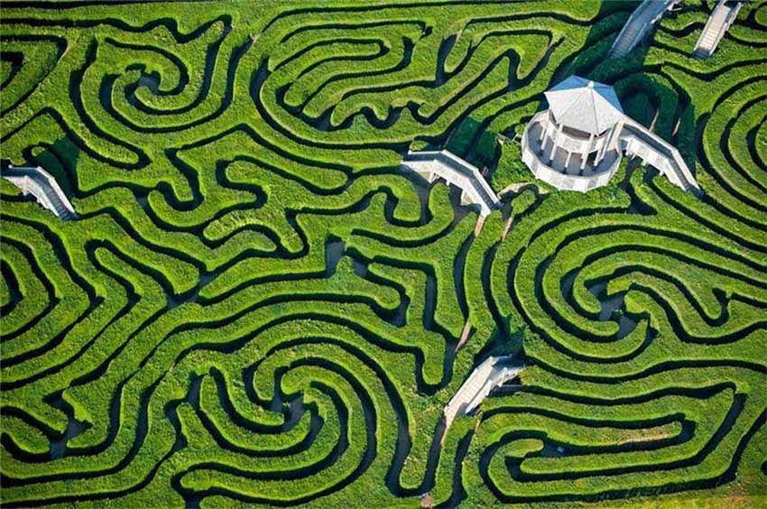 Le chateau Longleat et son incroyable labyrinthe