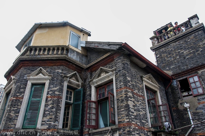  Une vue de la vieille ville de Shanghai.