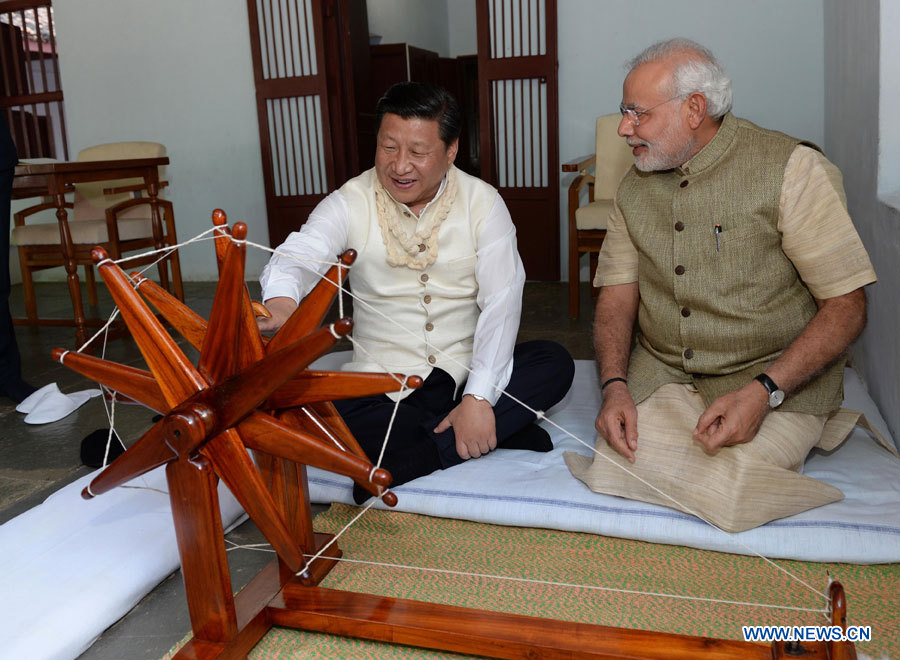 Le président chinois visite l'Etat natal du PM indien Modi, lui transmettant ses voeux d'anniversaire