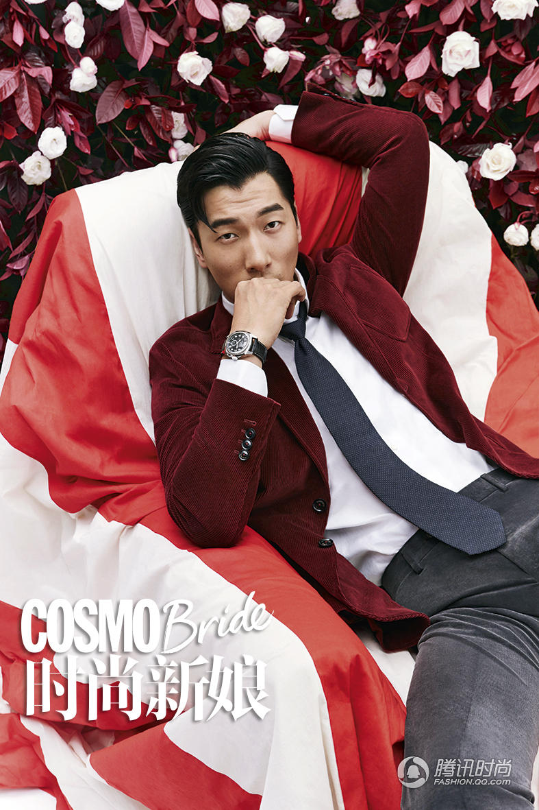 Zhang Liang pose pour un magazine