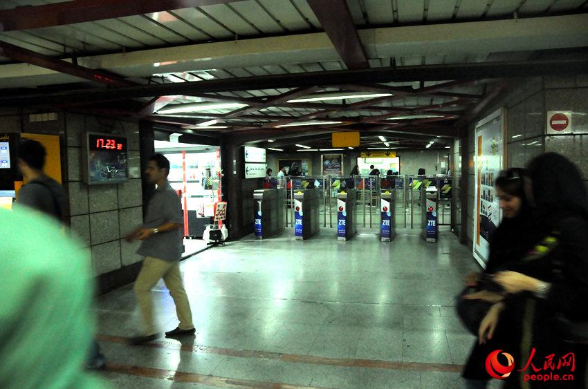 Des rames chinoises dans le métro de Téhéran