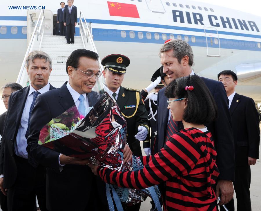 Le Premier ministre chinois arrive à Rome pour une visite officielle en Italie