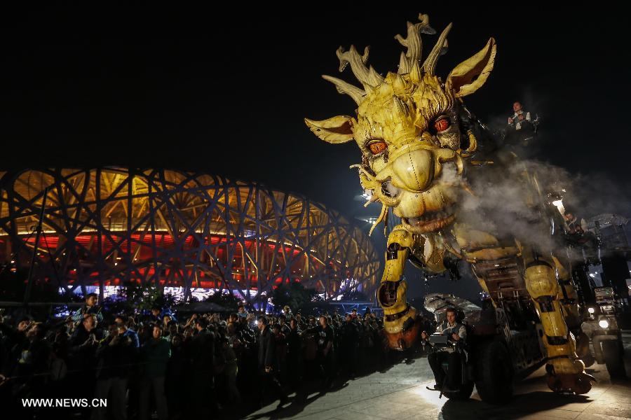 Le public chinois invité à découvrir un spectacle fran?ais "Long Ma, l'esprit du cheval dragon" 