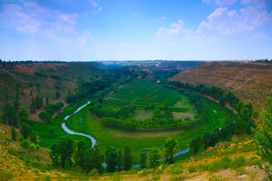 à la découverte des paysages pitorresques de Sjara-osso-gol à Ordos