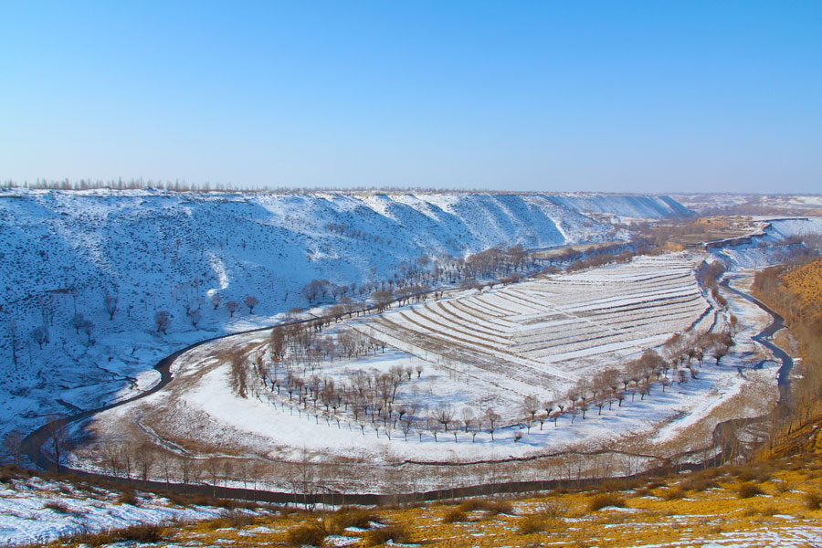 à la découverte des paysages pitorresques de Sjara-osso-gol à Ordos