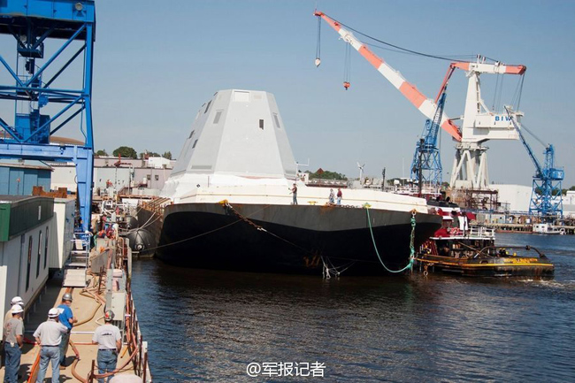 Le destroyer américain DDG 1001, un des plus avancés du monde