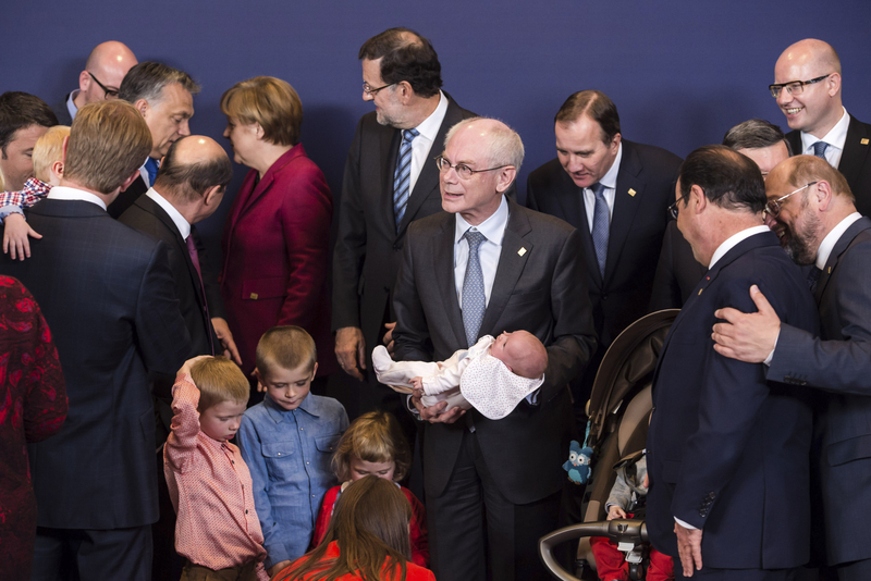 Le petit-fils d'Herman van Rompuy vedette du Sommet des dirigeants de l'UE