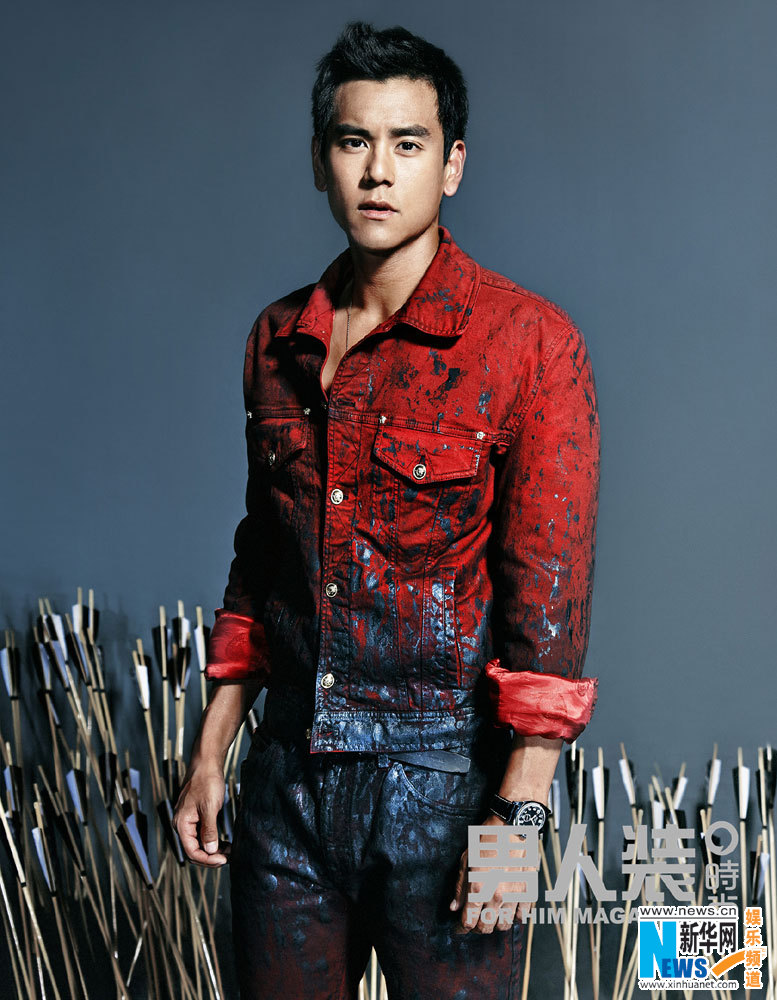 L'acteur Eddie Peng pose pour un magazine