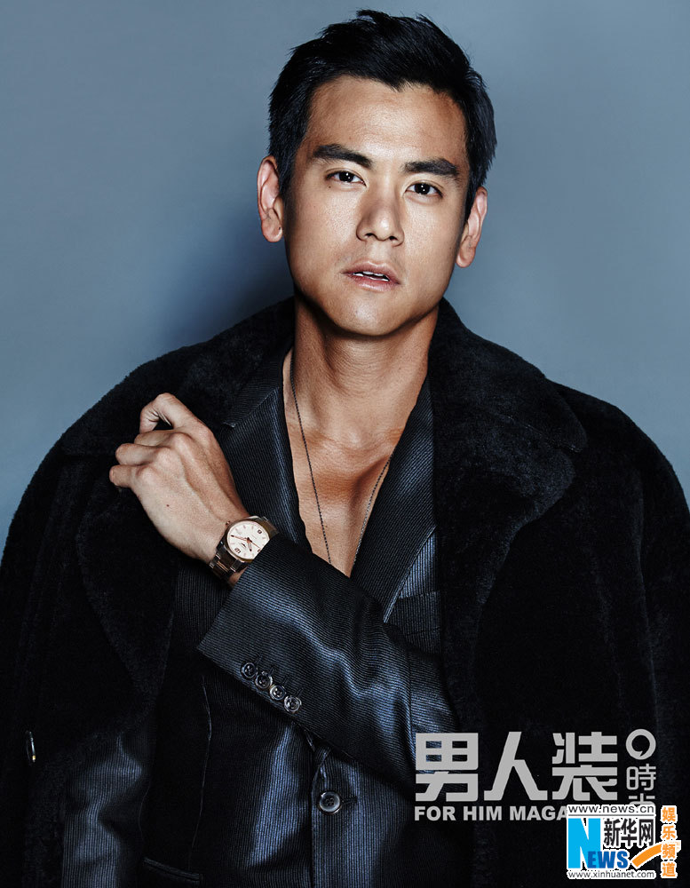 L'acteur Eddie Peng pose pour un magazine