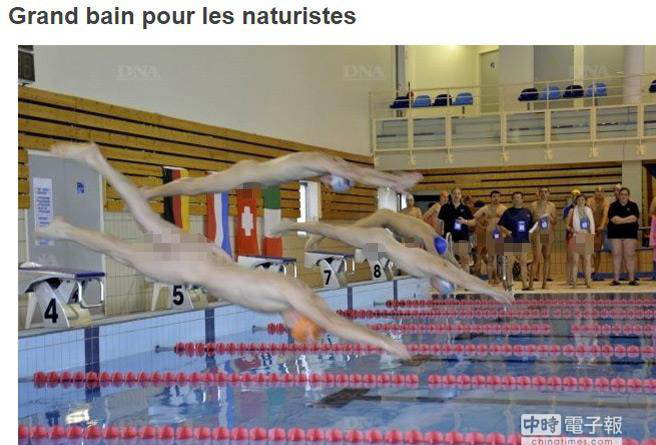 Un concours de natation bien spécial en Alsace