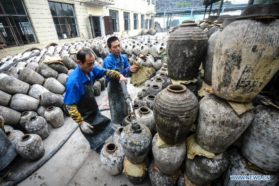 C'est le moment de brasser le vin de Shaoxing !