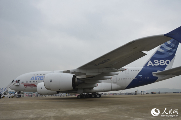 Un Airbus au salon aéronautique de Zhuhai